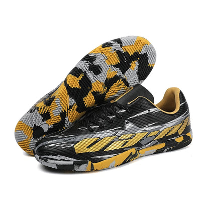 Nouvelles chaussures de football pour hommes, baskets de match, chaussures de soccer antidérapantes, chaussures de sport pour terrain gazonné, chaussures d'entraînement professionnelles, ultra-légères, unisexes.