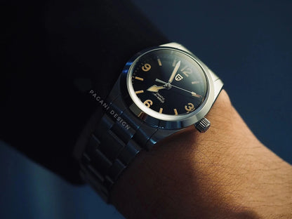 PAGANI DESIGN 2026 New 36MM Men Automatic Mechanical Watches Sapphire Stainless Steel AR Coating 20Bar Clock Watch for