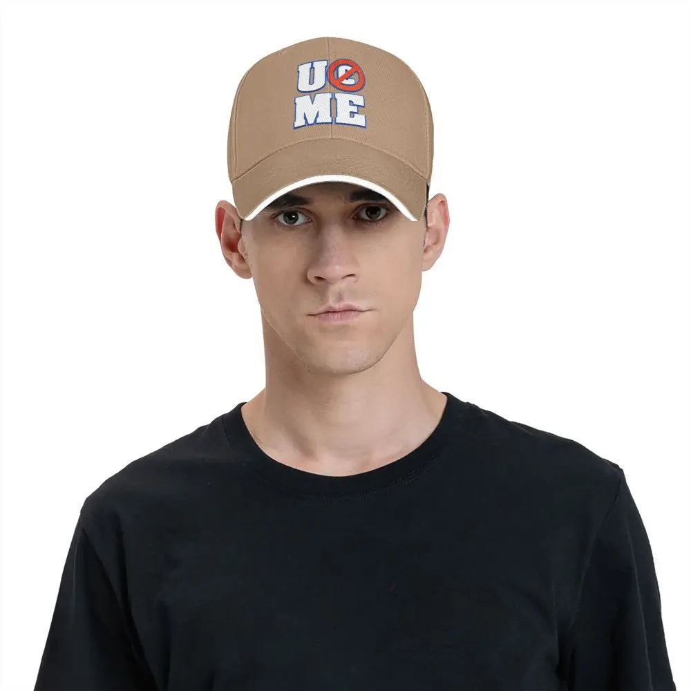 Yellow Wrestling Cena John White Custom Baseball Caps For Mens Unisex Male Beach Sunscreen Hat Snapback Cap