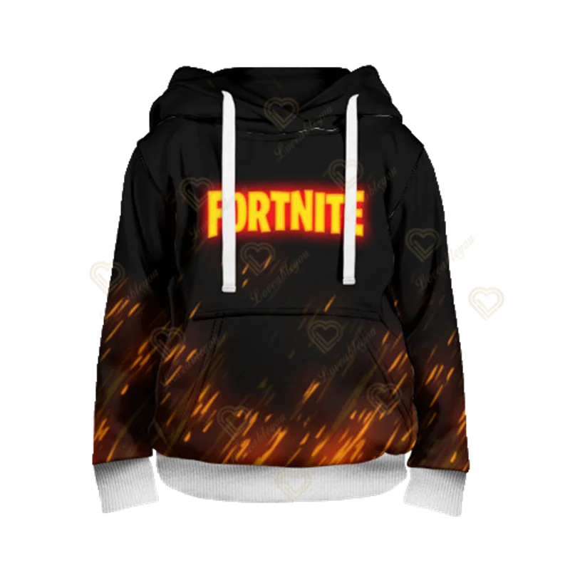 Fortnite Boys Cool Heroes Cosplay Hoodie Cartoon Sweatshirt Kid Clothes Spring Autumn Baby Coat Children Hooded Jacket