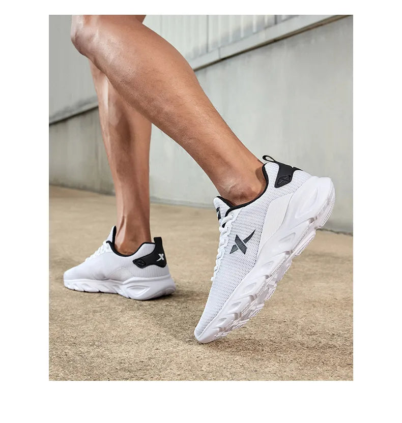 Xtep Running Shoes For Men 2025 Spring Sweat-Absorbing Sports Shoes Wear-Resistant Stability Sporty Sports Sneakers 880119115131