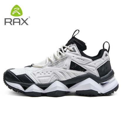 RAX Running Shoes Men & Women Outdoor Sport Breathable Lightweight Sneakers Air Mesh Upper Anti-Slip Natural Rubber Outsole