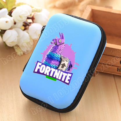 New Fortnite Storage Bag Multi Function Data Cable Charger Organizer Travel Earphone Protective Pouch Childrens Birthday Gift