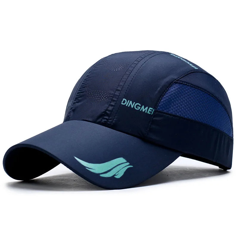 New Summer Quick Drying Thin Breathable Baseball Cap Men Women Sport Outdoor Hiking Climbing Cycling Fishing Run Hat Bone