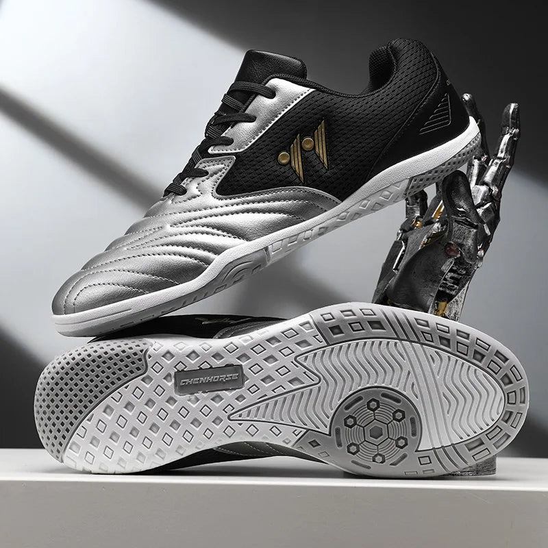 Ghete de fotbal premium pentru bărbați, înalte, pentru iarbă, adidași de futsal, încălțăminte de fotbal antiderapantă pentru meciuri, interior și exterior, foarte vândută pentru sport