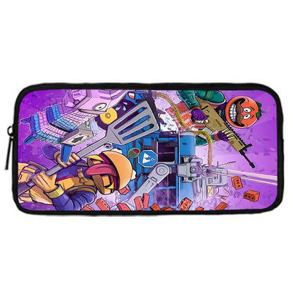 Hot-Game-Kinderrucksäcke mit Lunchbag und Federmäppchen, große Schultaschen für Schüler, Design F – FortniteS, für Jungen und Mädchen, ideales Geschenk