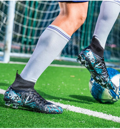 Chaussures de football professionnelles pour hommes, crampons de football, chaussures de football originales pour terrain intérieur, bottes d'entraînement sur gazon TF/FG, baskets