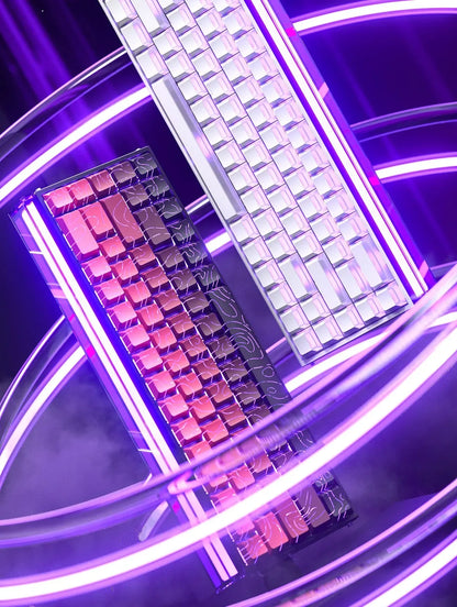 AULA HERO 68HE Magnetic Switch Keyboard RGB Gaming Mechanical Keyboard, 8K Rapid Trigger Wired Gaming Keyboard with Hot-Swappable Magnetic Switches, PBT Keycaps, 68-Key Esports Keyboard