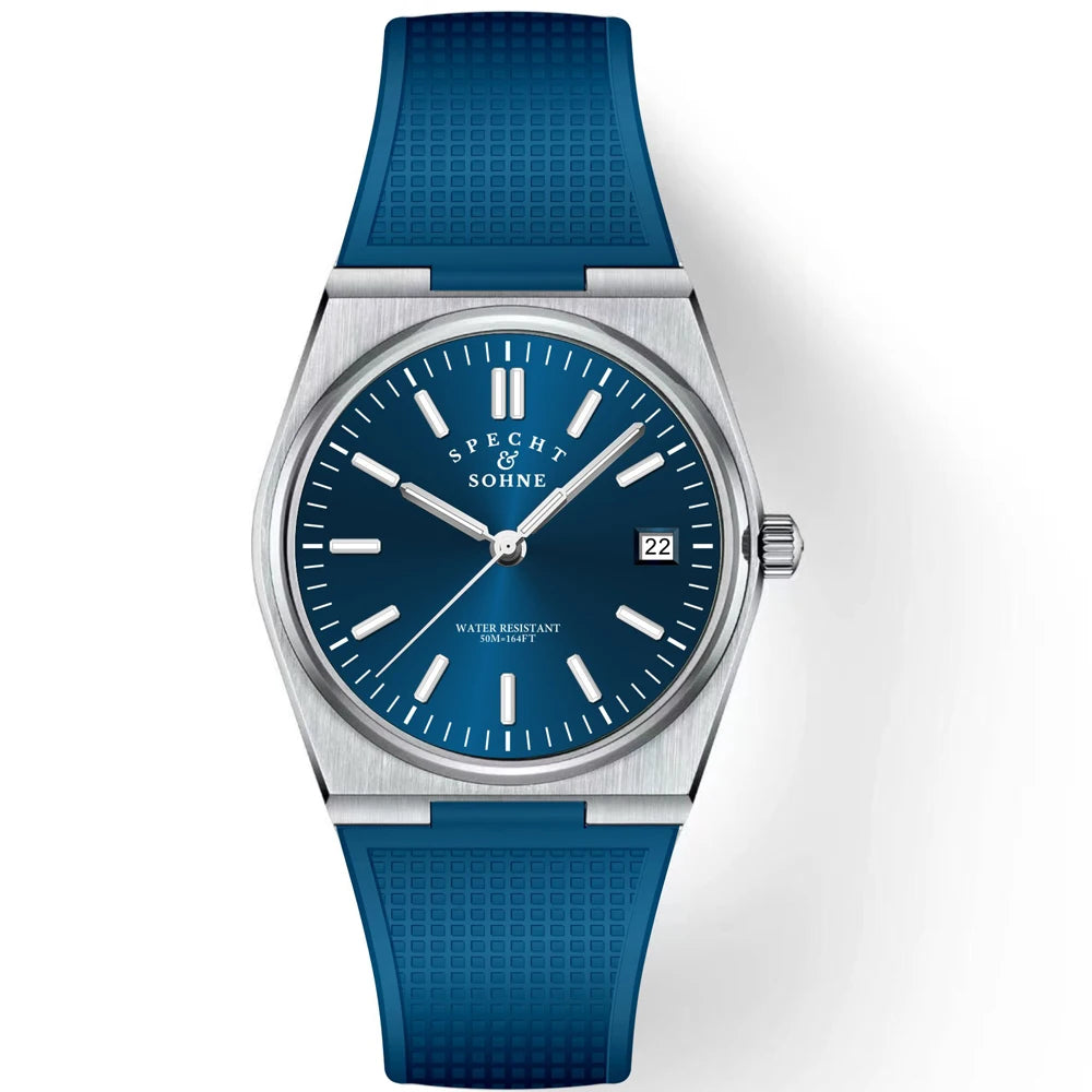 2025 New Arrivals Specht&Sohne Men's Watches Stainless Steel Sapphire Classic Quartz Men Watch Relogio Masculino 100M Waterproof