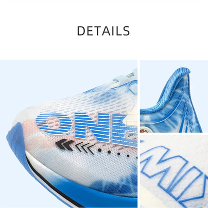ONEMIX Nylon Carbon Board Marathon Running Racing Shoes, Professional Stable Support, Shock Relief, Ultra-light Rebound Sneakers
