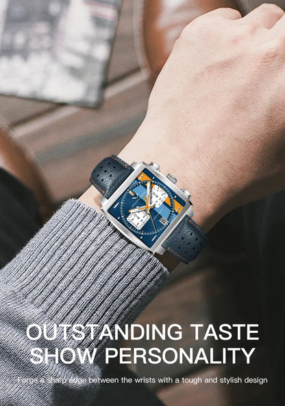 Watches Men 2025 New Hot Watches Luxury Men Quartz Wrist Watch Japan VK64 Chronograph Trendy Sport Waterproof Men's Watch