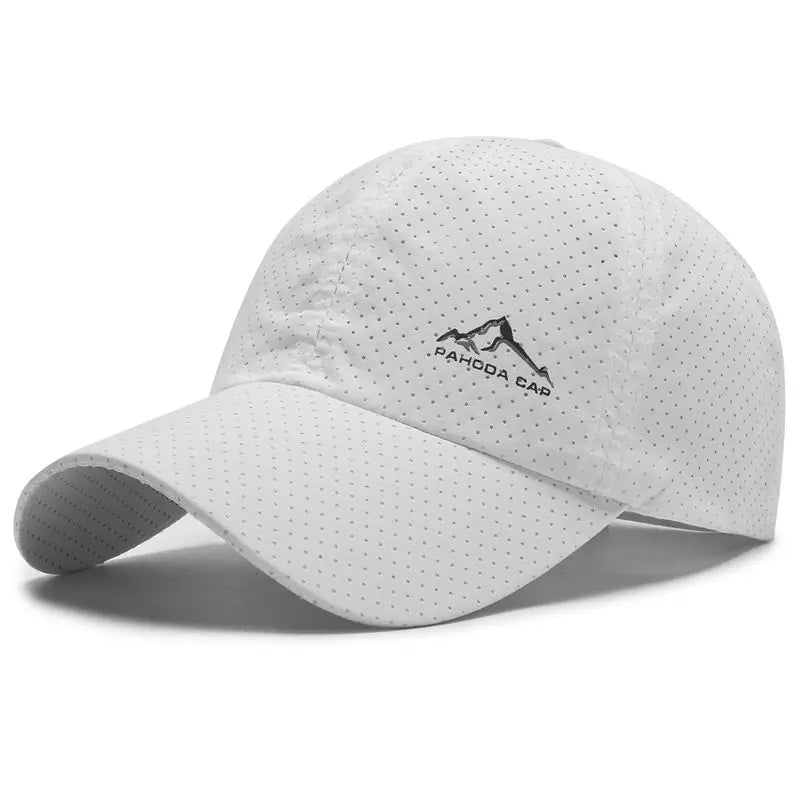 Casquette de baseball en maille ultra-respirante à séchage rapide - Casquette de sport d'été polyvalente pour hommes et femmes - Idéale pour les aventures en plein air