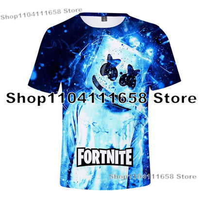Banana Peely T-shirt Women's Tee Kids F-Fortnite T Shirt for 3D Printed Men's Battle Royale Game Summer Tops Birthday Gifts