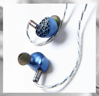 Sound Rhyme SR10 In-Ear HiFi Earphones 2DD+4BA+4PB High Quality Hifi Coil Iron 0.78mm 2Pin 2.5+3.5+4.4mm Plug Music Earphone