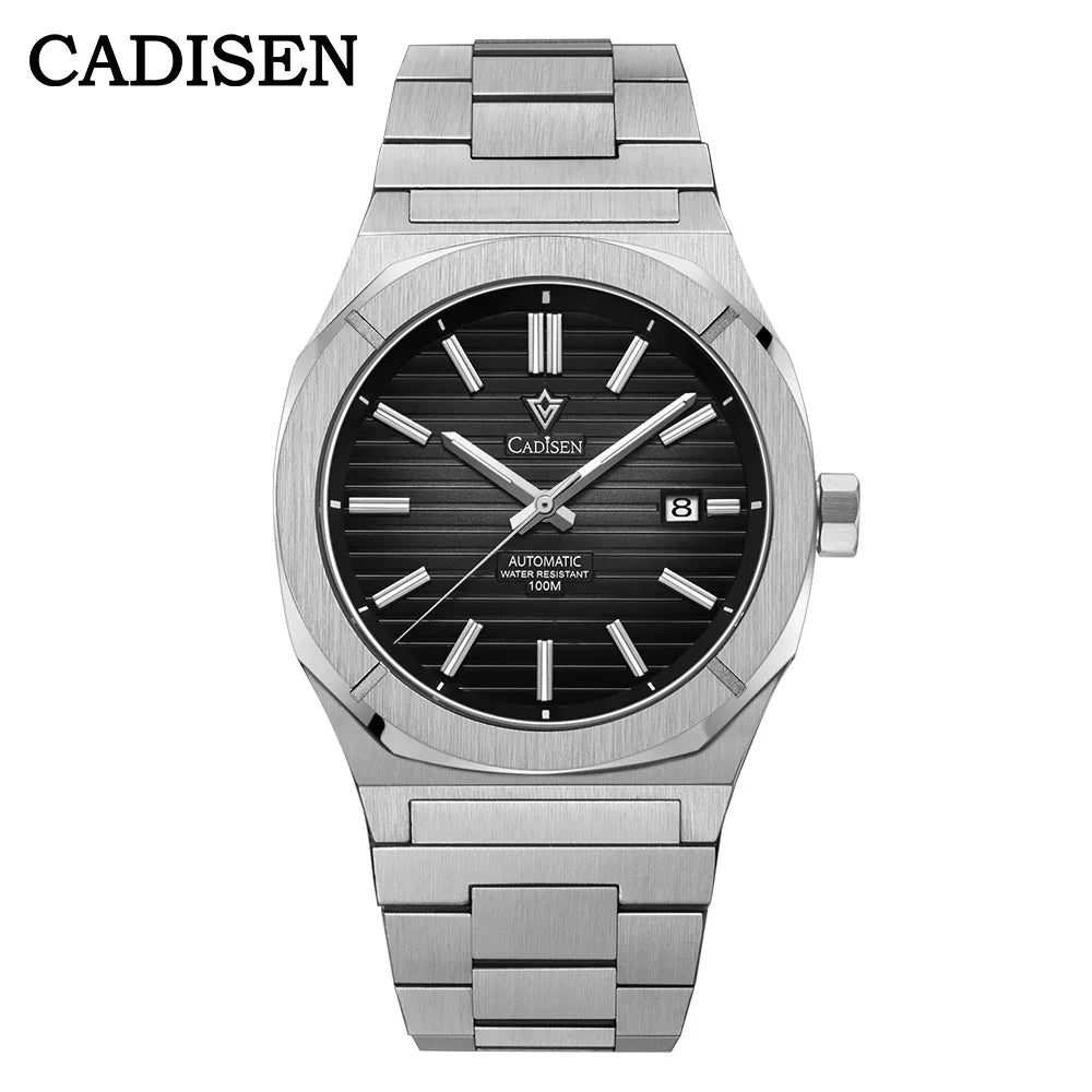 CADISEN Watch for Men Luxury Automatic Men Miyota 8215 Movement Sapphire Crystal 42mm Dial 100m Waterproof  Wristwatches C8200
