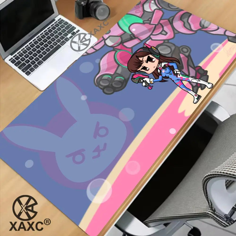 Stor Overwatch-musmatta Kawaii XXL för PC och skrivbord, gamerkontorsmatta, tangentbordsunderlägg, GamingAccessories MousepadXAXC