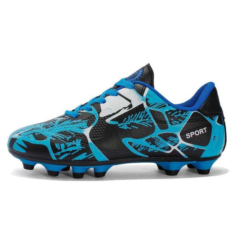 Children Soccer Shoes Sports Society Field Boy Football Shoes Futsal Fast Indoor Sneakers Original Ankle Cleats Football Boots