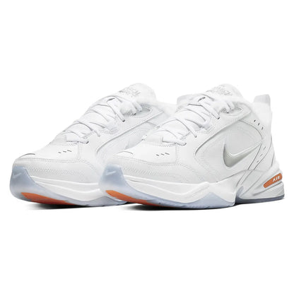 Nike Air Monarch 4 Snow Day Cowhide Leather Casual Cushioned, Slip-Resistant, Durable Low-Top Dad Shoes Unisex Style AV6676-100