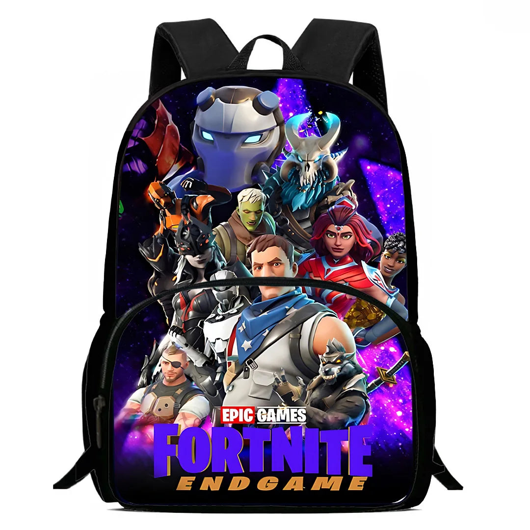 Hot Game Design Child Backpacks Shoulder Bag Pencil Case F-FortniteS Pupil Large Capacity School Bags for Boys Girls Best Gift
