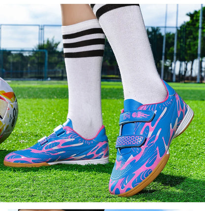Nouvelles chaussures de football pour enfants et étudiants, ultralégères, pour jeunes garçons, chaussures de football professionnelles, crampons antidérapants, chaussures d'entraînement sur gazon