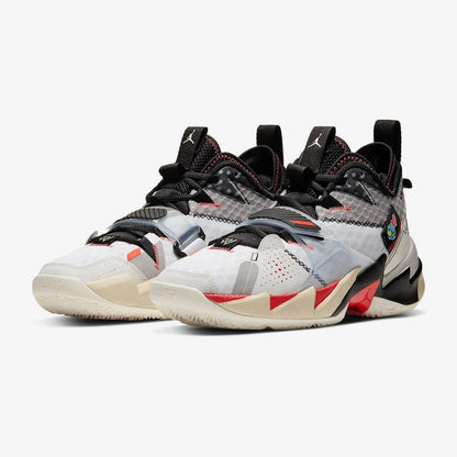 Ténis de basquetebol Nike Genuine JORDAN para homem, cano médio, almofadados e duráveis CD3002-101