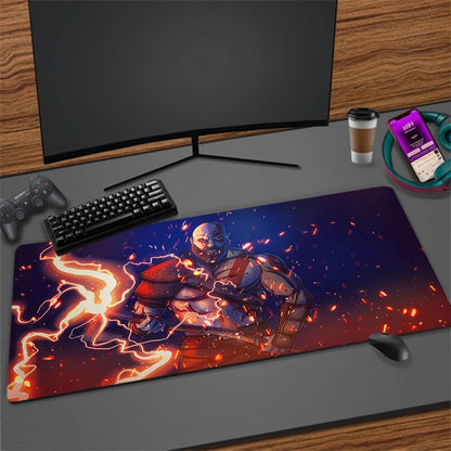 Xxl Mouse Pad God of War Gaming Accessories Keyboard Computer Desk Mat Game Big Carpet 90x40 Large Gamer Cabinet Table Mousepad