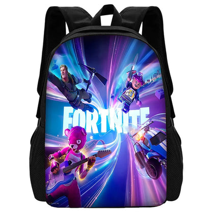 Hot Game Design-F-FortniteS Kid Backpacks Boys and Girls Student Birthday Gift Child School Bags Unisex Camping Durable Rucksack