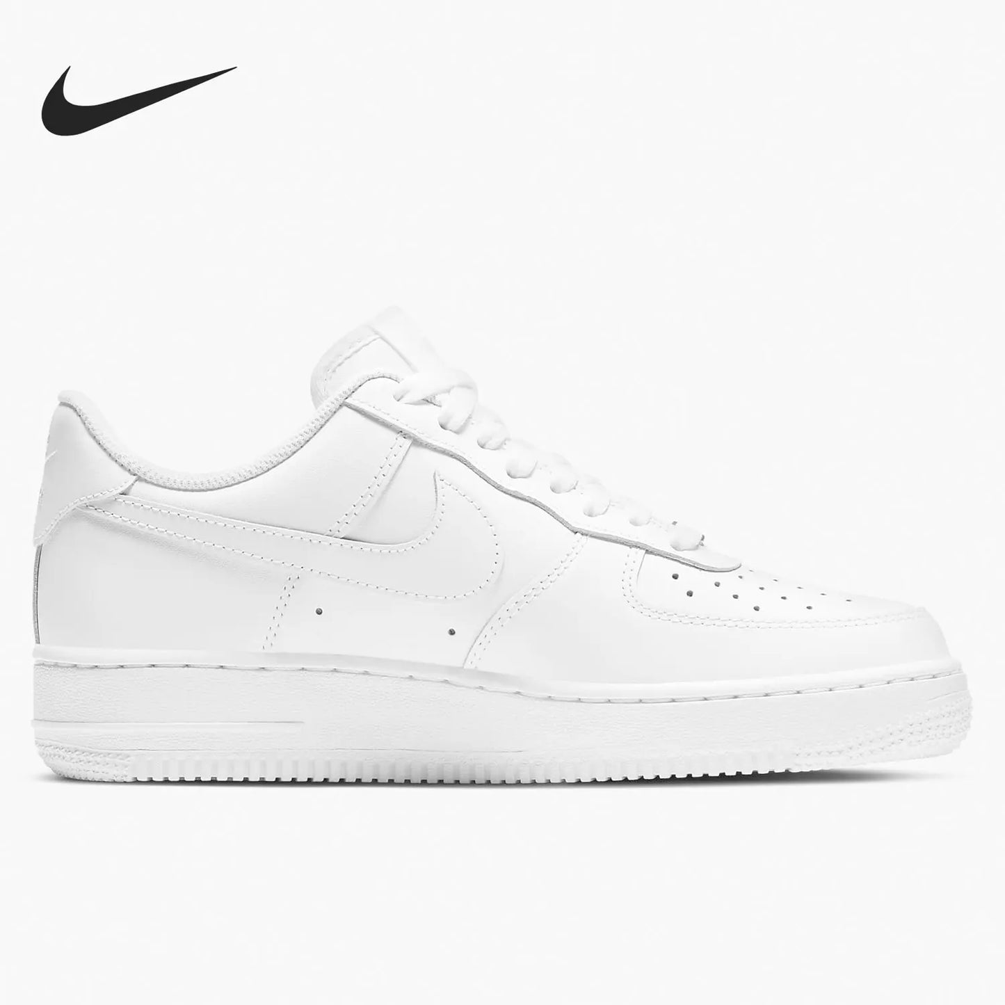 Nike Official Authentic Air Force 1 Women's Air Force No.1 Retro Board Shoes DD8959-100