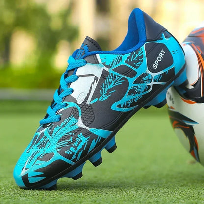 Chuteiras de futebol novas para homem e criança, ultraleves, antiderrapantes para relva, botas de futebol profissionais para adulto, calçado de treino para rapaz, dropshipping