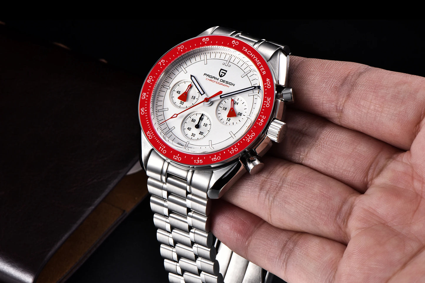 PAGANI DESIGN AK Project Mars Men's Watches Top Luxury Quartz Watch For Men AR Sapphire Speed Sport Chronograph Automatic Date