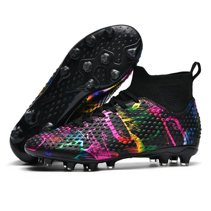 Chaussures de football spéciales pour les nouveaux élèves, chaussures de football d'entraînement pour adolescents, compétitions, tailles 31-46 #   Chaussures de sport d'extérieur montantes pour étudiants