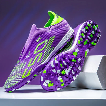 Nouvelles chaussures de football pour hommes, chaussures de football sur gazon, ultralégères, confortables, crampons d'intérieur antidérapants, crampons FG pour terrain synthétique, futsal, adulte, antidérapantes