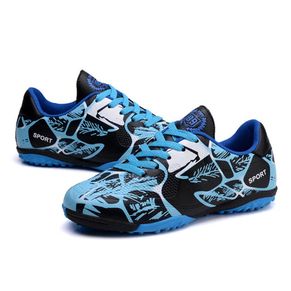 Children Soccer Shoes Sports Society Field Boy Football Shoes Futsal Fast Indoor Sneakers Original Ankle Cleats Football Boots