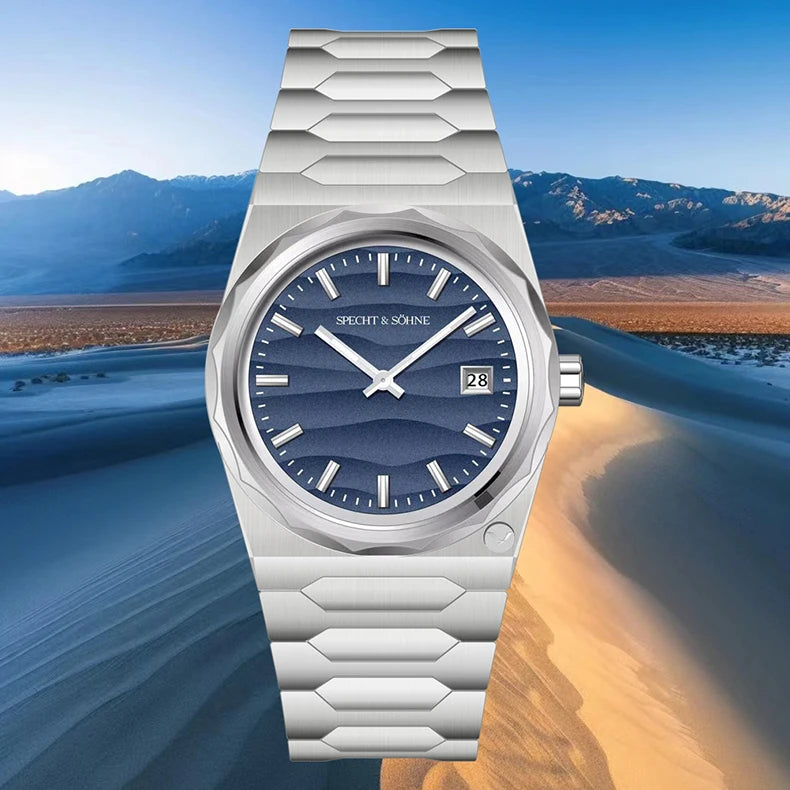 2025 New Arrivals Specht & Söhne 222 Gold Watches For Men Super Slim Steel Sapphire Classic Quartz Watch Relogio Masculino 37MM