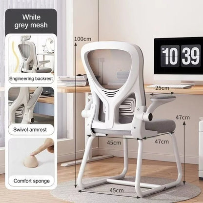 Sedia da gaming, sedia con schienale per uso domestico prolungato, scrivania per dormitorio, studio e ufficio, sedia e-sport, sedia ergonomica.
