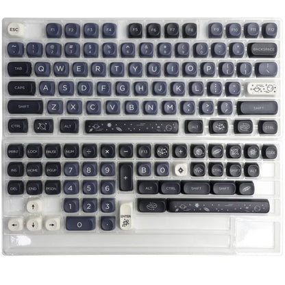 Galaxy Theme Key Cap 129 Keys GMK MOA Profile DYE-SUB PBT Keycap with 1.75U 2U Shift for MX Switch Mechanical Keyboard