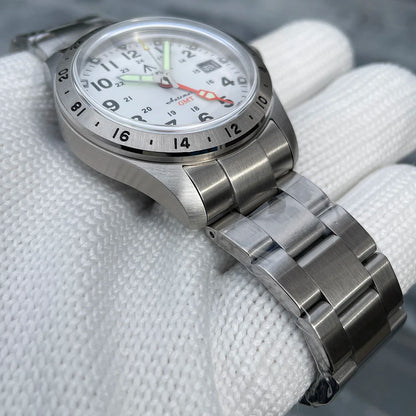 Reloj de pulsera mecánico STEELFLIER Official SF792 GMT con movimiento NH34, luminiscencia Super BGW9 C3, impermeable 200M, reloj de buceo de lujo para hombre
