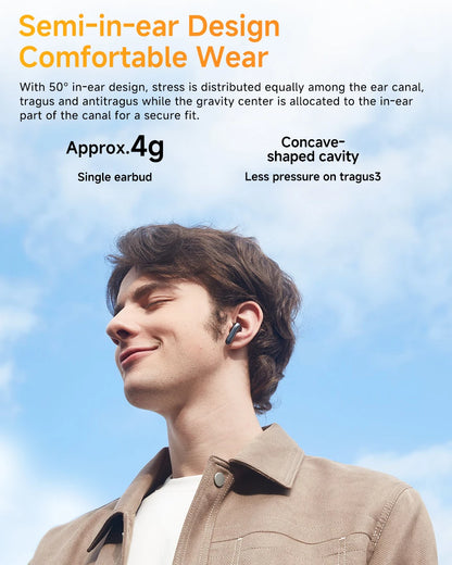 QCY HT10 AilyBuds Pro+ ANC Wireless Earbuds – Hi-Res LDAC Bluetooth 5.3 Earbuds, 6 Mic AI HD Call, Adaptive Noise Cancelling TWS Earphones with Multipoint Connection