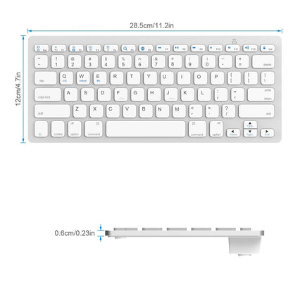 78 Keys Wireless Keyboard Bluetooth-compatible Russian/Korean/Hebrew/Spanish/Arabic for iPad Air Pro for Windows/Android Laptop