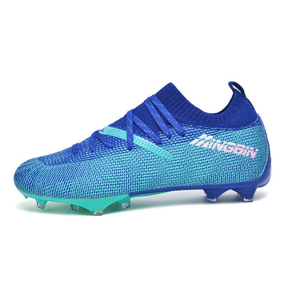 Tacchetti da calcio turf professionali da uomo, scarpe da calcio con mesh traspirante per ragazzi, sneakers antiscivolo da uomo Society Chuteira