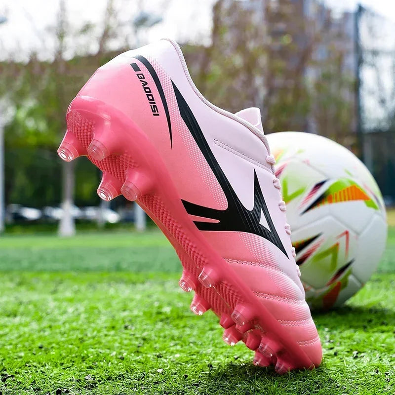 Nouvelles chaussures de football pour hommes, chaussures de football d'intérieur pour adultes, crampons de football antidérapants, crampons de sport ultralégers, crampons de futsal, entraînement sur gazon, confortables.