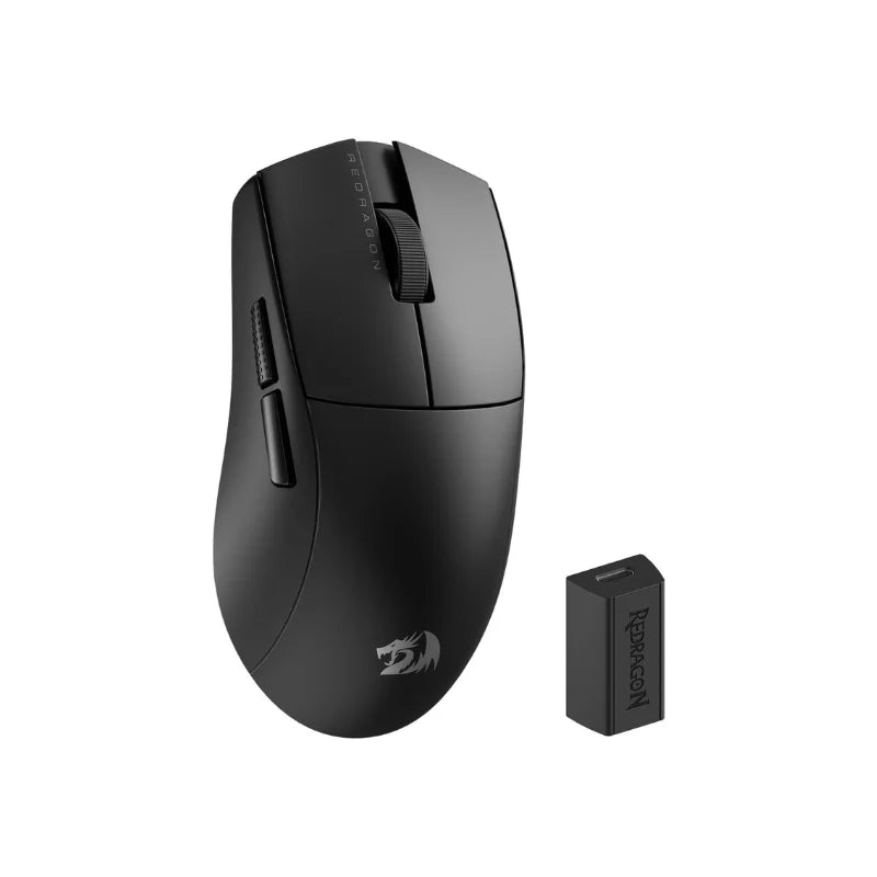 Redragon M916 PRO 3-läges trådlös gamingmus, Hype-Speed 4K polling rate, 49G ultralätt 26K DPI gamermus
