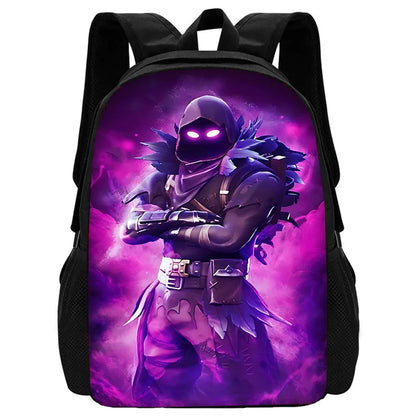 Hot Game Design-F-FortniteS Kid Backpacks Boys and Girls Student Birthday Gift Child School Bags Unisex Camping Durable Rucksack