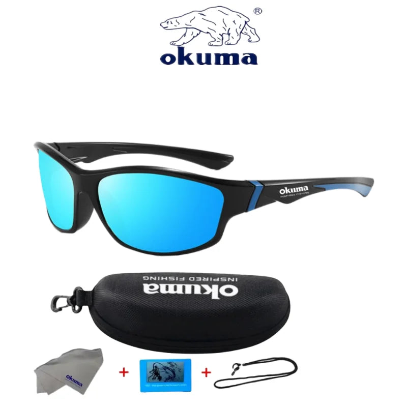 Okum fashion polarized glasses UV400, anti UV, glare, strong light, suitable for cycling, driving, fishing, etc