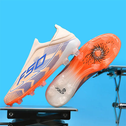 Nouvelles chaussures de football pour hommes, crampons de football sur gazon, chaussures de football pour adultes, crampons de futsal, crampons de sport confortables, antidérapants, ultra-légers, pour entraînement en s