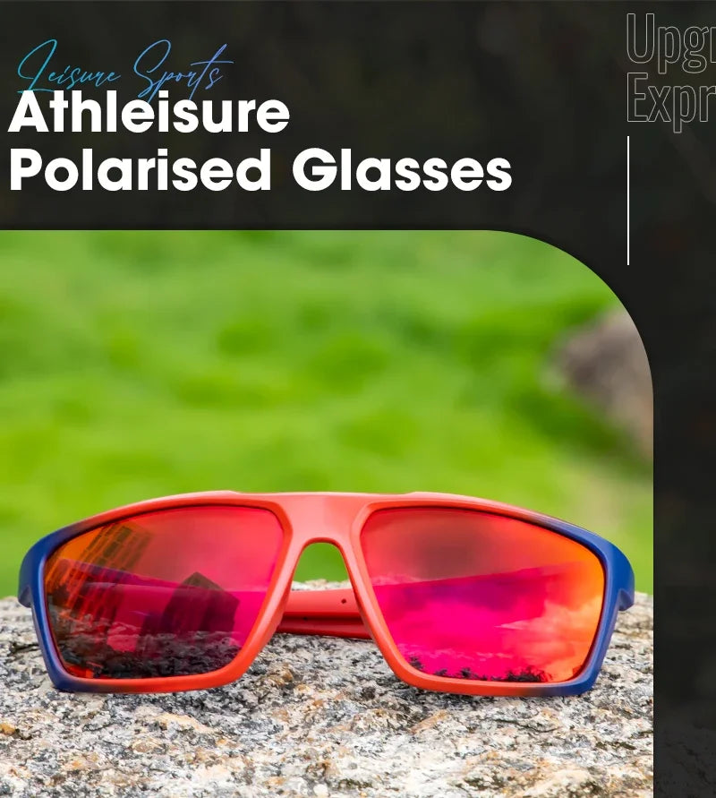 Kapvoe Men Fashion Polarized Sunglasses Cycling Glasses UV400 Eyewear for Men Women Driving Climbing Outdoor Sports Sunglasses
