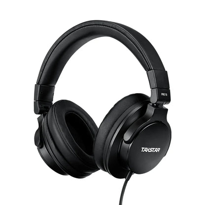 TAKSTAR PRO 70 Professional Studio Monitoring Headphones – Closed-Back Wired Over-Ear Headset for Music Production, DJ, Gaming & Recording