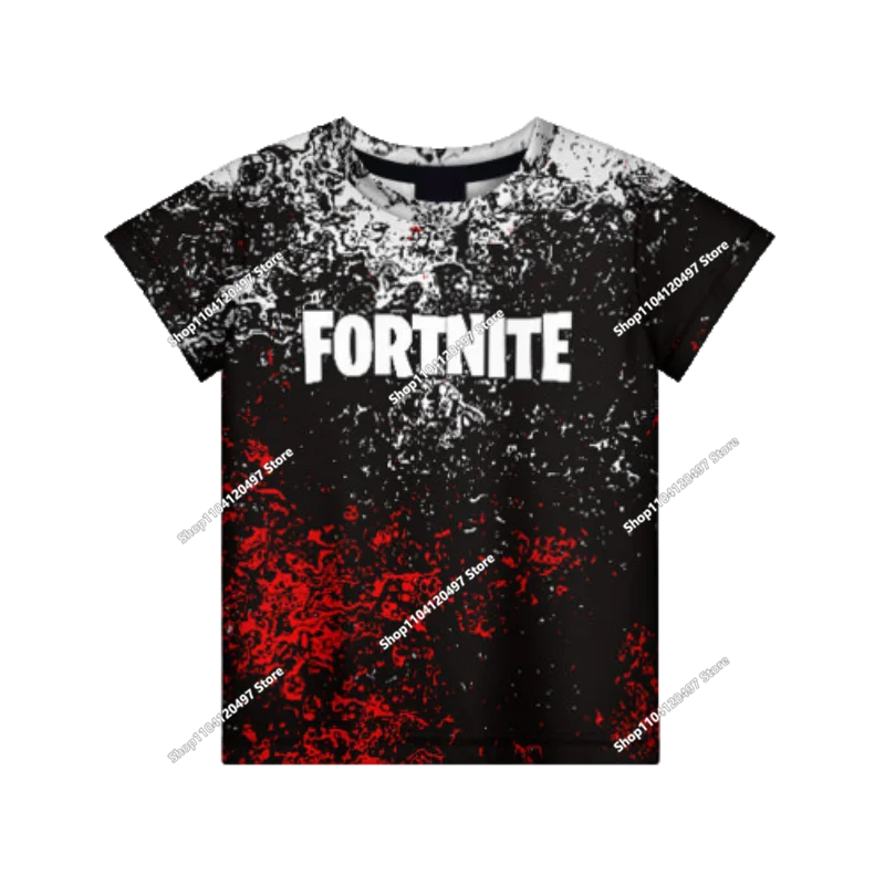 Children's Clothing Autumn Pullover T-shirt Hoodie New Fortnite Kids' Casual Wear Comfortable Streetwear