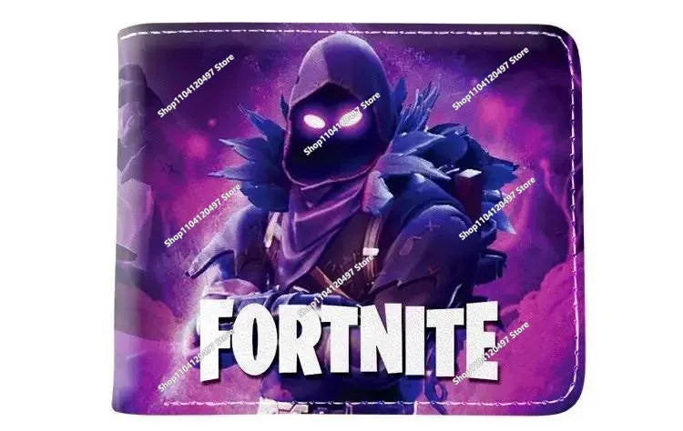 Fortnites Wallets for Kids Anime Fortress Night Wallet Cartoon Card Holder Bag Leather Short Purse Fashion Fold Purses Boys Gift