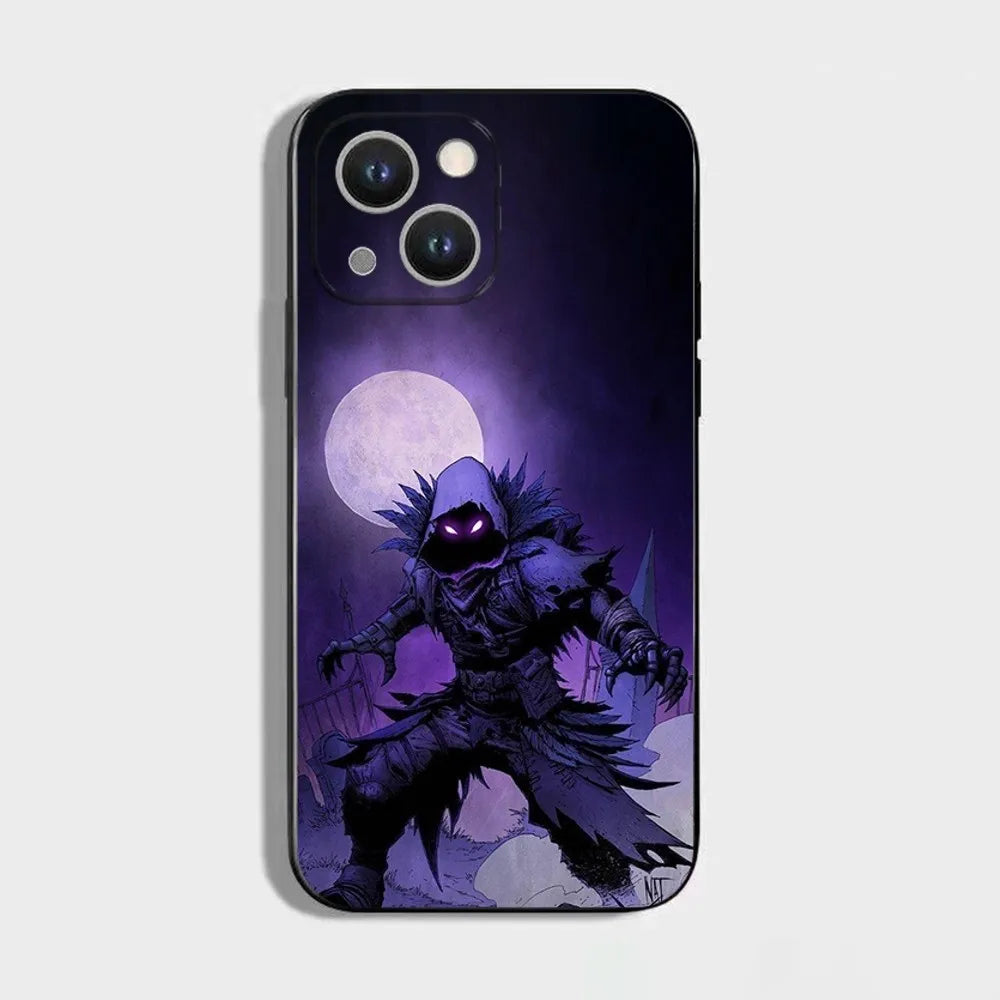R-Royales F-Fortnites Phone Case For iPhone 16,15,14,13,12,11 Plus,Pro Max,XS,X,XR,SE,Mini,8,7,Soft Silicone Black Cover